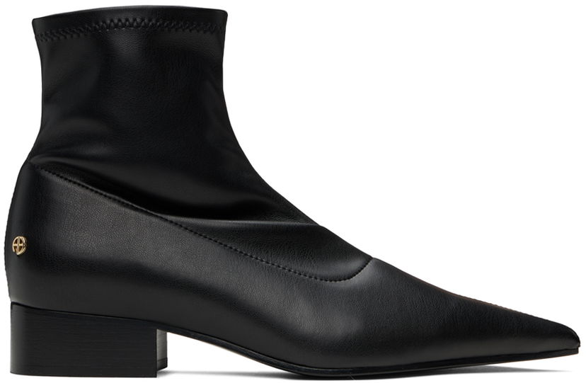 Kläder Anine Bing ANINE BING Hilda Flat Ankle Boots Svart | A-14-1209-000