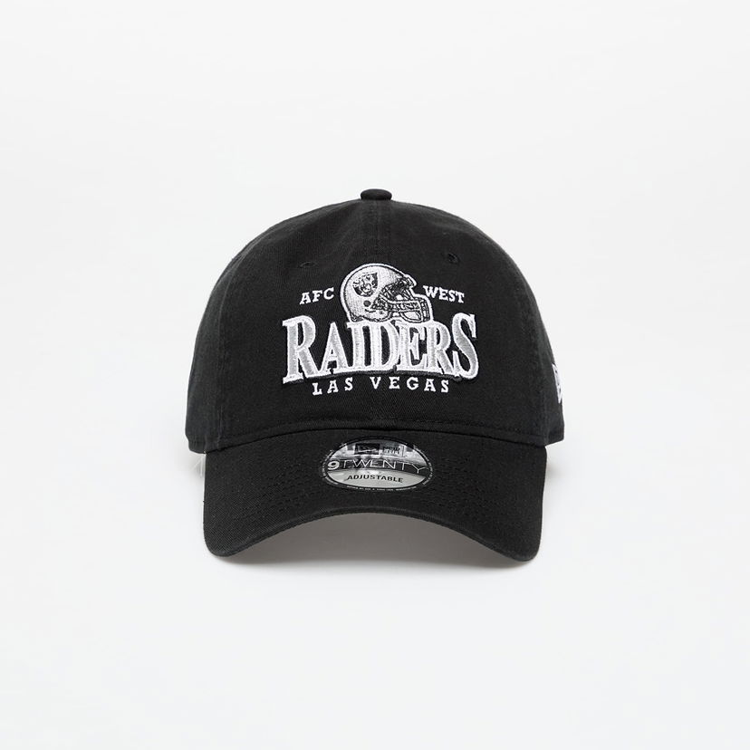 Keps New Era Las Vegas Raiders Helmet 9TWENTY Adjustable Cap Svart | 60667635