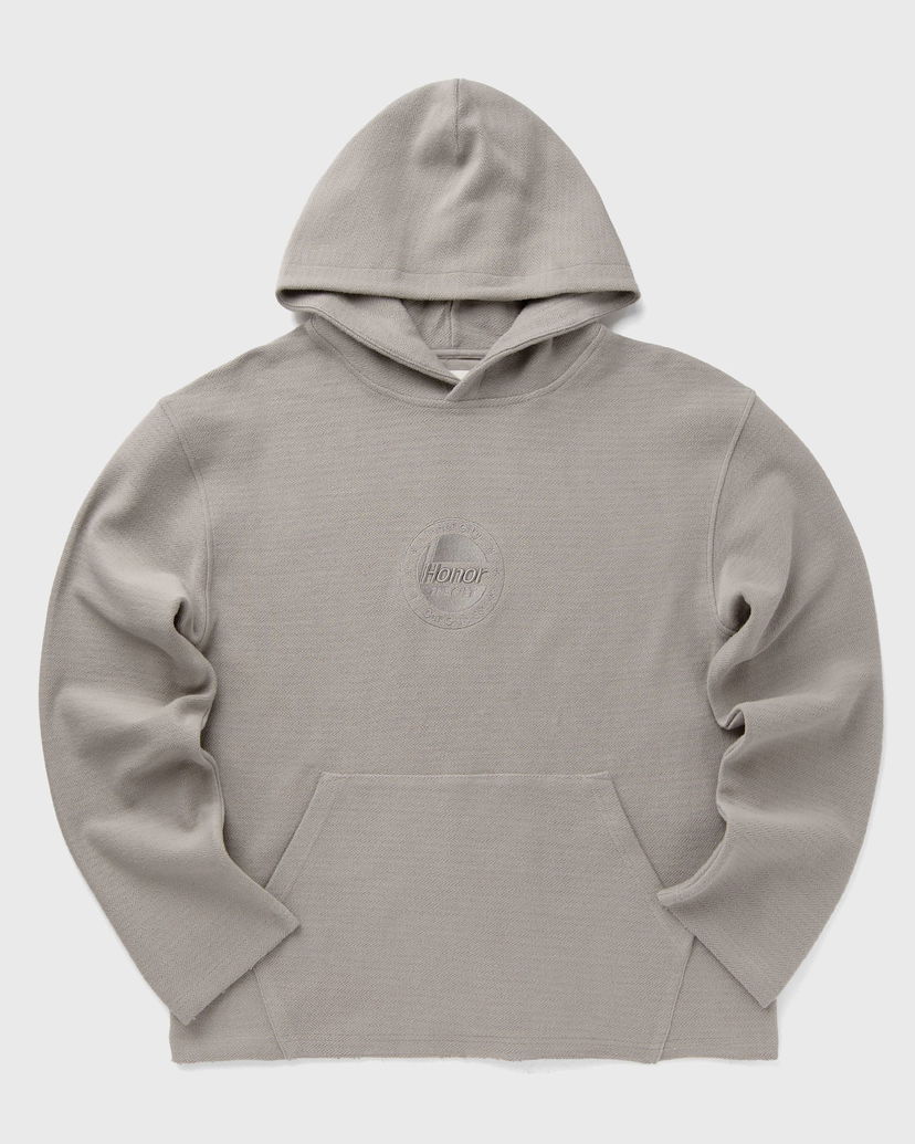Sweatshirt Honor The Gift Herringbone Hoodie Grå | HTG250154-STONE