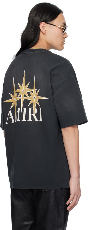 T-shirt AMIRI Amiri Starburst Oversized T-Shirt Svart | AMJYTE1179, 2