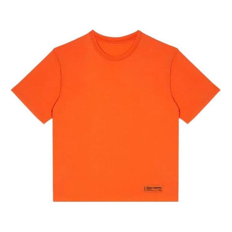 T-shirt HERON PRESTON HERON PRESTON Logo Recycled T-Shirt Orange | HMAA025C99JER0012200