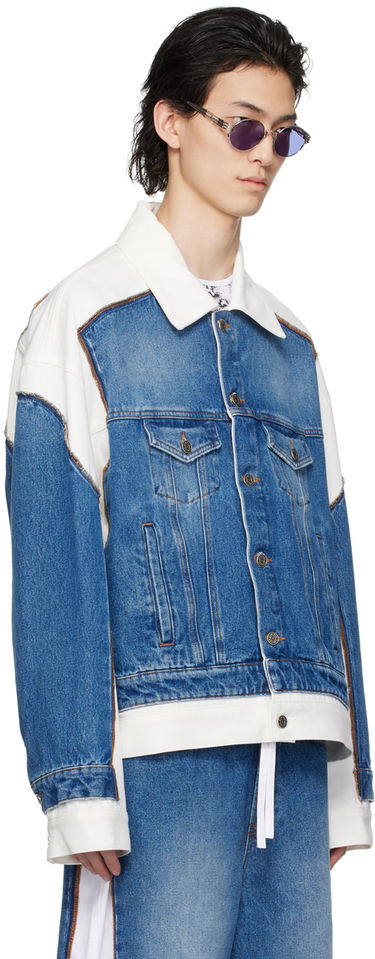Jacka Jean Paul Gaultier Gaultier 'The Trompe L'œil' Denim Jacket Blå | 24/25-U-VE039I-D013-5701, 1