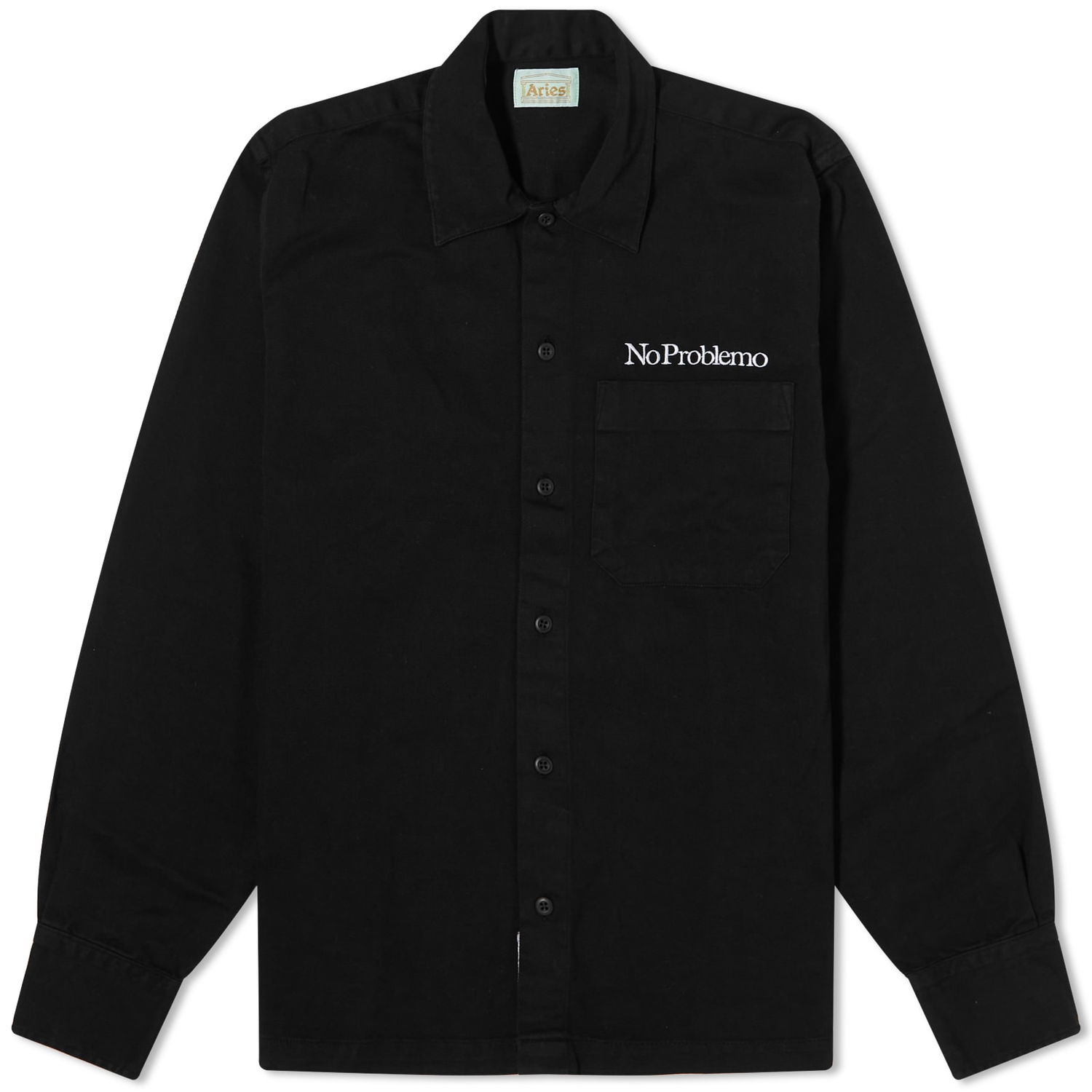 Skjorta Aries Mini Problemo Uniform Over Shirt Svart | FUAR40115-BLK, 0