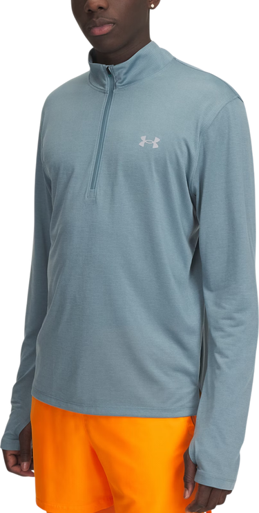 Sweatshirt Under Armour LAUNCH Long Sleeve 1/4 Zip Top Turkos | 6005542-587, 0