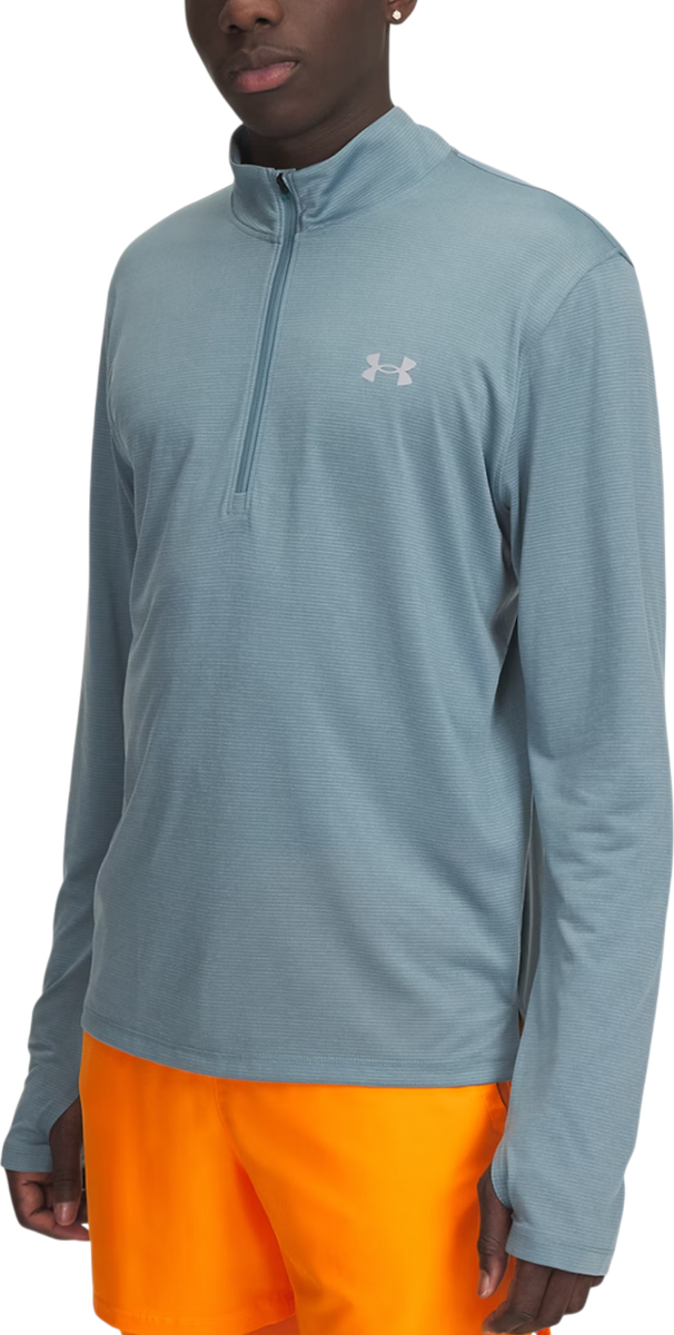 Sweatshirt Under Armour LAUNCH Long Sleeve 1/4 Zip Top Turkos | 6005542-587