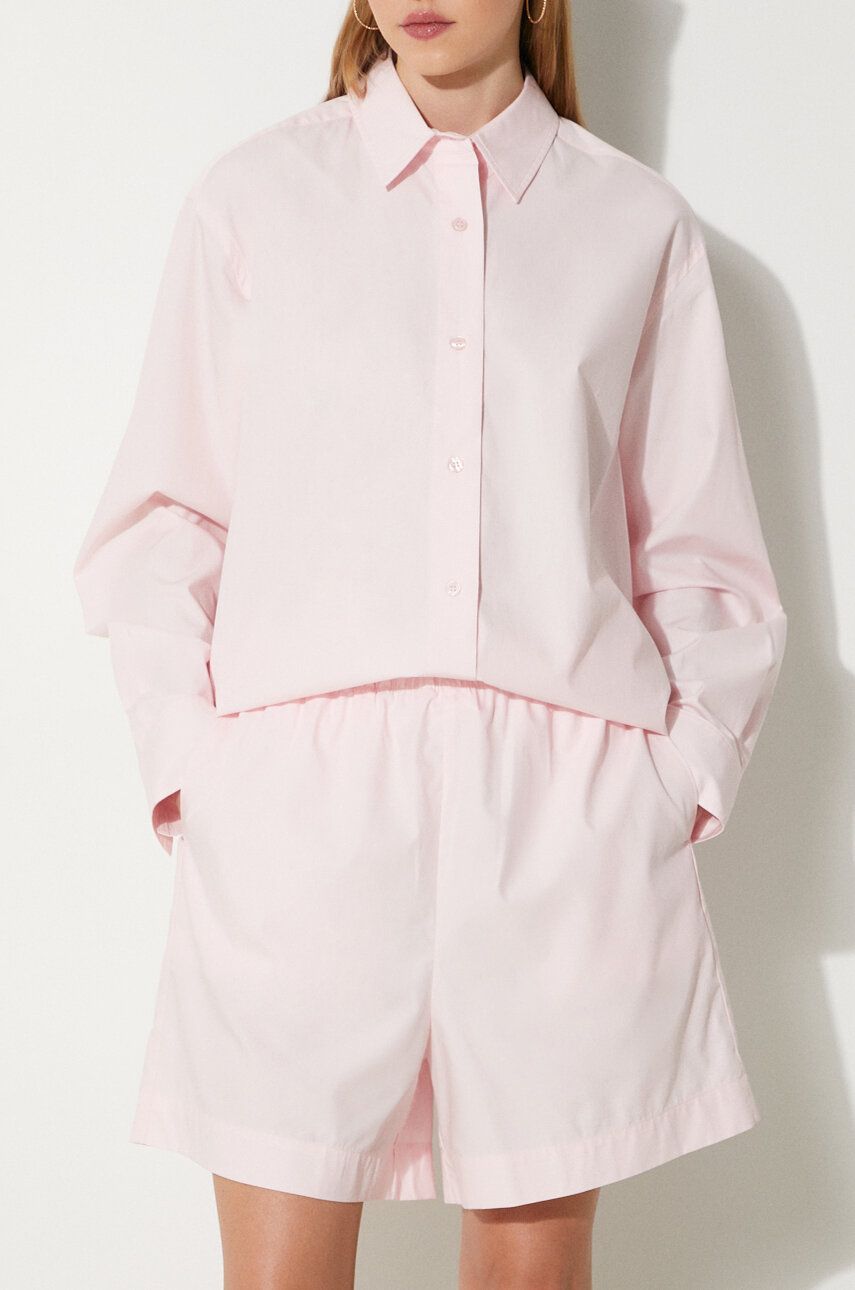 Skjorta Samsoe Samsoe Samsoe Samsoe SALOVA High-Waisted Shorts Rosa | F24200111, 0