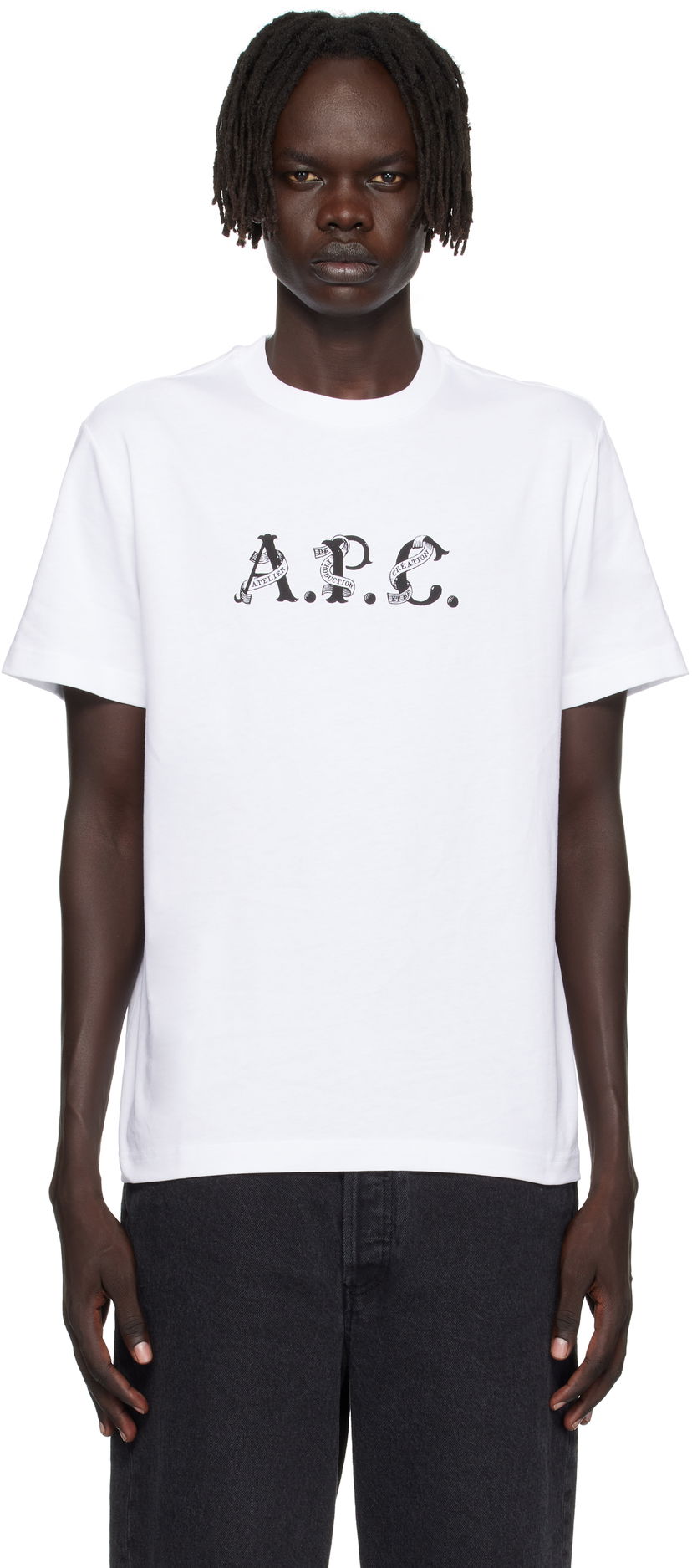 T-shirt A.P.C. A.P.C. Hugo T-Shirt Vit | COHGS-M26543