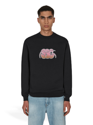 Sweatshirt Stockholm (Surfboard) Club Printed Crewneck Sweatshirt Svart | MPU1B90 001