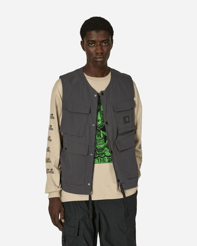 Väst Carhartt WIP Balto Vest Graphite Grå | I033615 87XX
