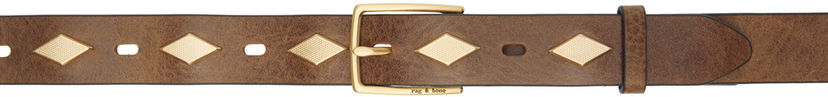 Bälten rag & bone Rag & Bone Colin Studded Belt Brun | WJW23F1029ST29