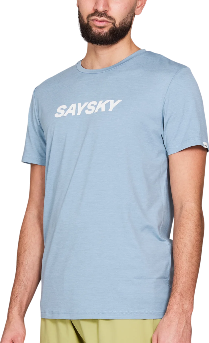 T-shirt Saysky Saysky Logo Pace T-Shirt Blå | nmrss20c2010, 0