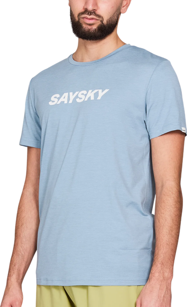 T-shirt Saysky Saysky Logo Pace T-Shirt Blå | nmrss20c2010, 0