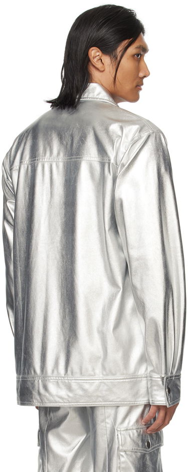 Jacka Anna Sui Buttoned Metallic Jacket Metallisk | M1124L31, 2