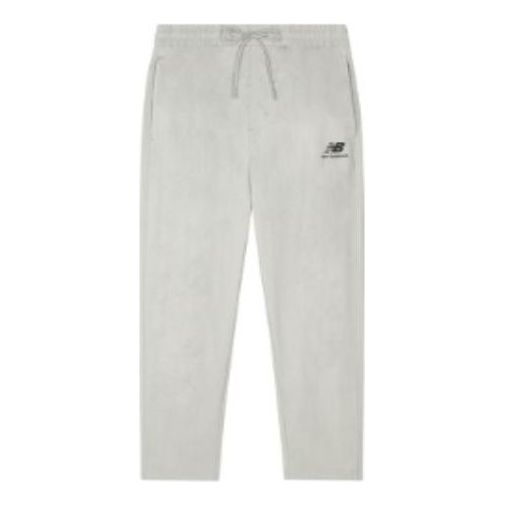 Träningsbyxor New Balance Knit Sweatpants Grå | AMP23310-NTP