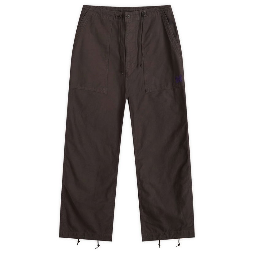 Cargo byxor Needles Needles Fatigue Pants, Size Large Brun | QV147-B