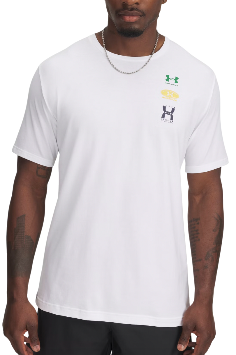 T-shirt Under Armour 60/40S EVOL Logo Short Sleeve T-Shirt Vit | 1390165-100