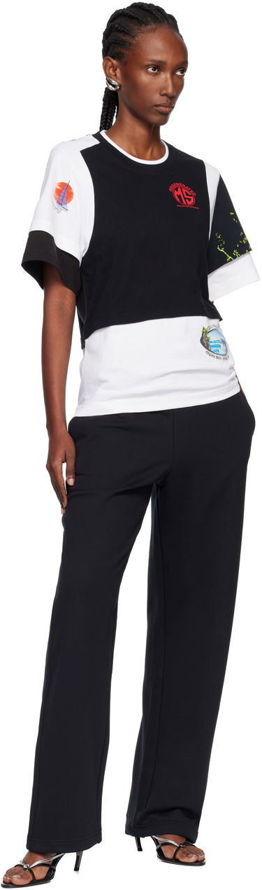 T-shirt Marine Serre Regenerated Graphic Jersey Layered T-shirt Flerfärgad | MTT096AUJER0003, 3
