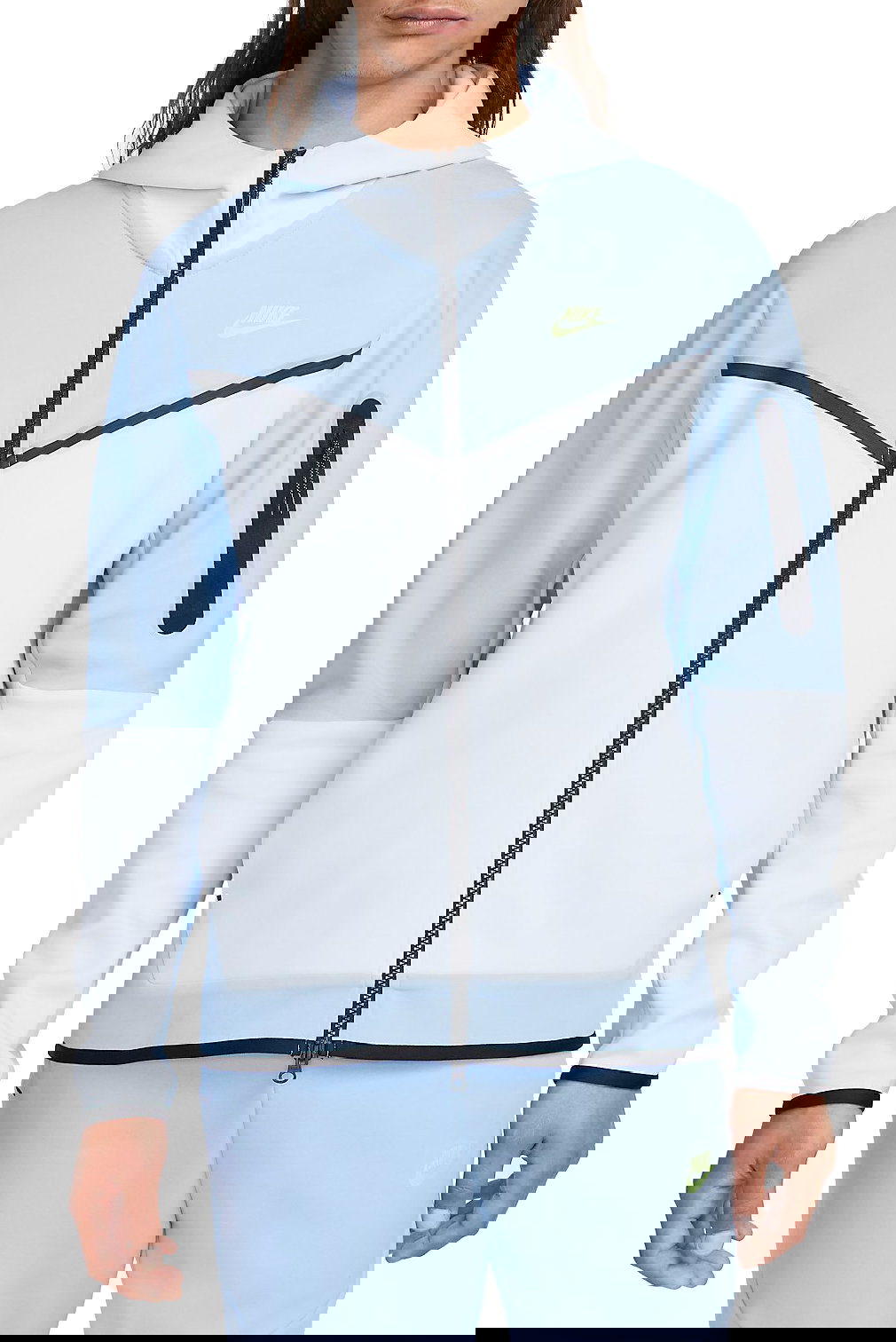 Sweatshirt Nike Sportswear Tech Fleece Hoodie Blå | dv0537-479, 0