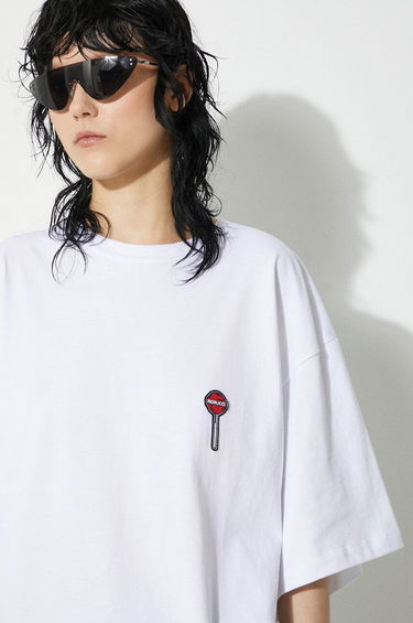 T-shirt Fiorucci Fiorucci Lollipop Patch Boxy T-Shirt Vit | M01FPTSH103CJ01WH03, 4