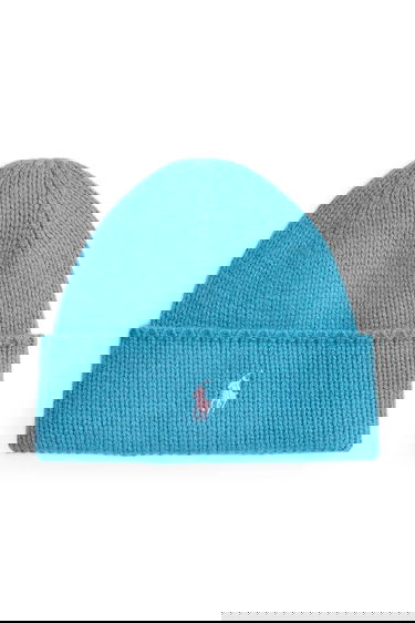 Mössa Polo by Ralph Lauren Wool Beanie WOOL PONY Blå | 455954355009, 0