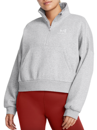 Under Armour Icon Fleece Half Zip Cropped Sweatshirt