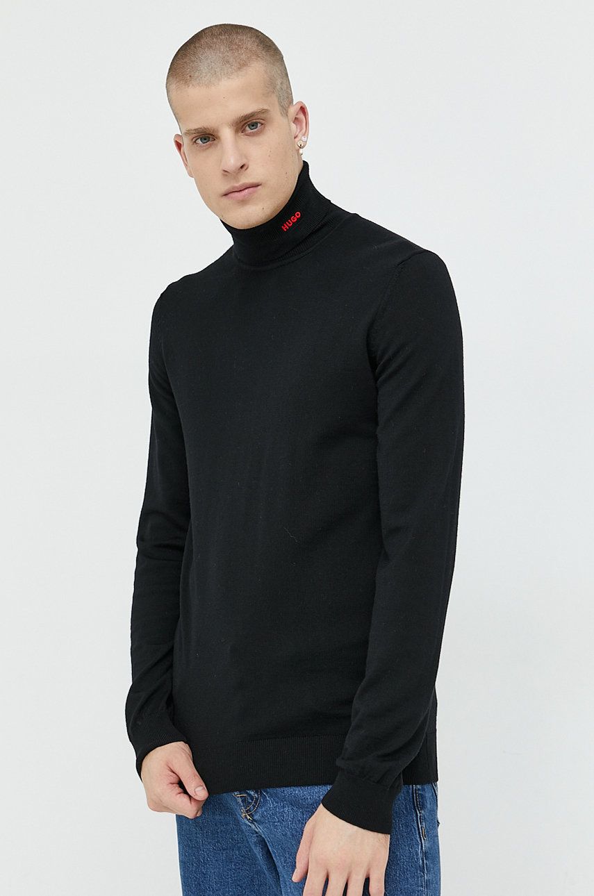 Sweater BOSS Wool Sweater Svart | 50474174, 0
