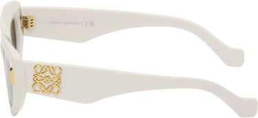 Solglasögon Loewe Loewe Small Butterfly Screen Sunglasses Vit | LW40160IW5125E 192337224812, 2