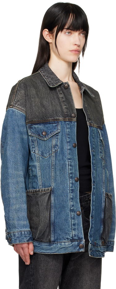 Jacka R13 R13 Lacey Denim Trucker Jacket Blå | R13WD210-D271A, 4