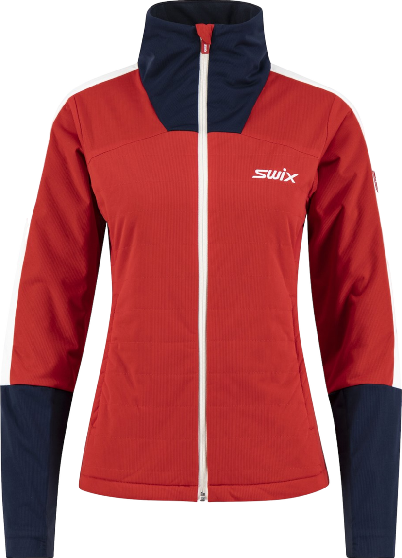 Vindjacka SWIX Swix Blizzard XC Women's Cross-Country Ski Jacket Röd | 12976-99990