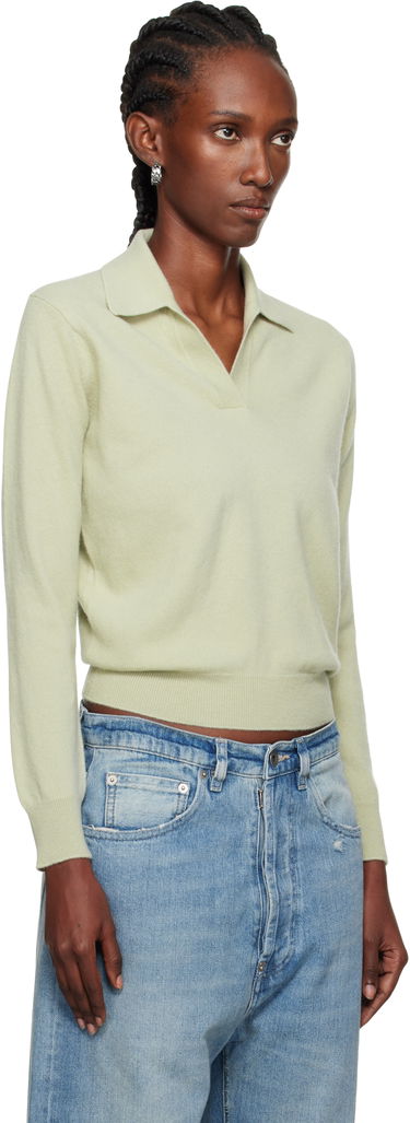 Polotröja Maison Margiela Maison Margiela Longsleeve Polo Grön | S51GL0063 M13144, 1