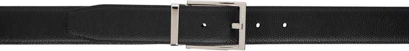Bälten FERRAGAMO Reversible Belt With Rectangular Buckle Svart | 675158