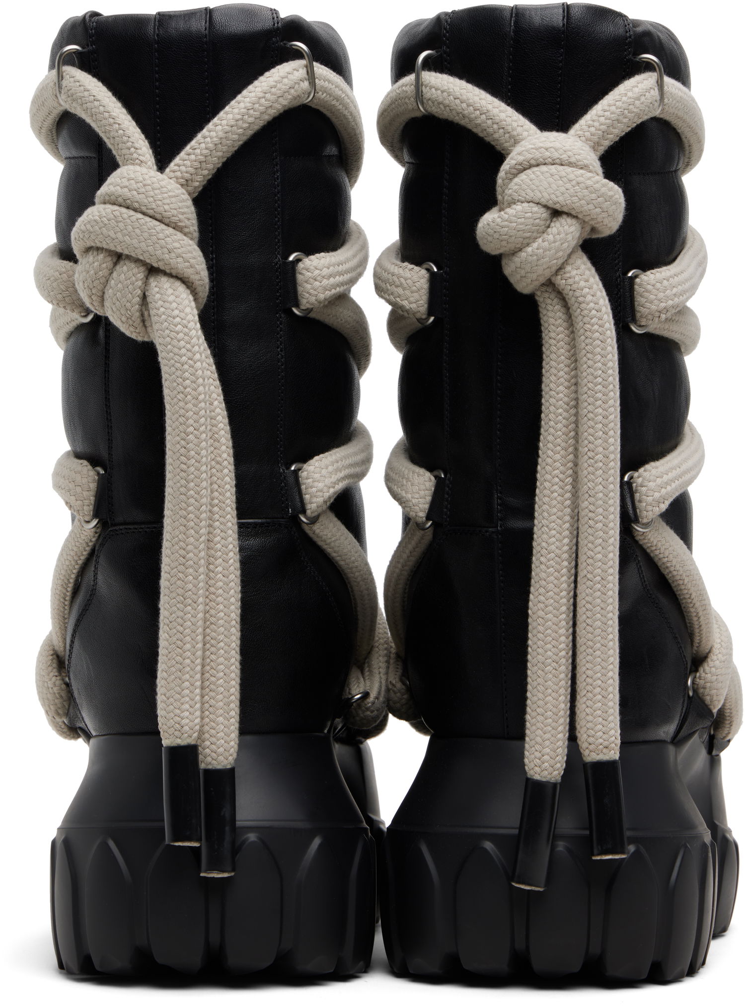 Sneakers och skor Rick Owens Concordians Lunar Mega Tractor Boots Svart | RP02E4862 LGYPW3, 1