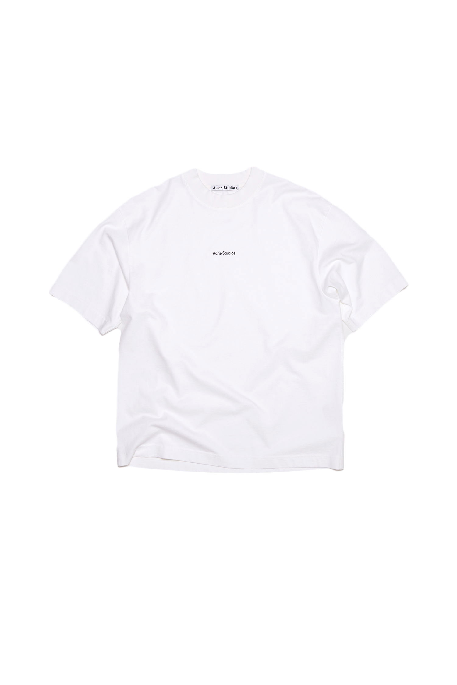 T-shirt Acne Studios Logo T-shirt Optic Vit | FN-MN-TSHI000353, 0