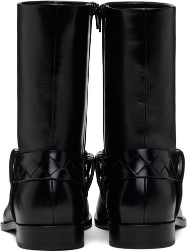 Kläder Bottega Veneta Bottega Veneta Achille Leather Boots Svart | 816615V3H901000, 1