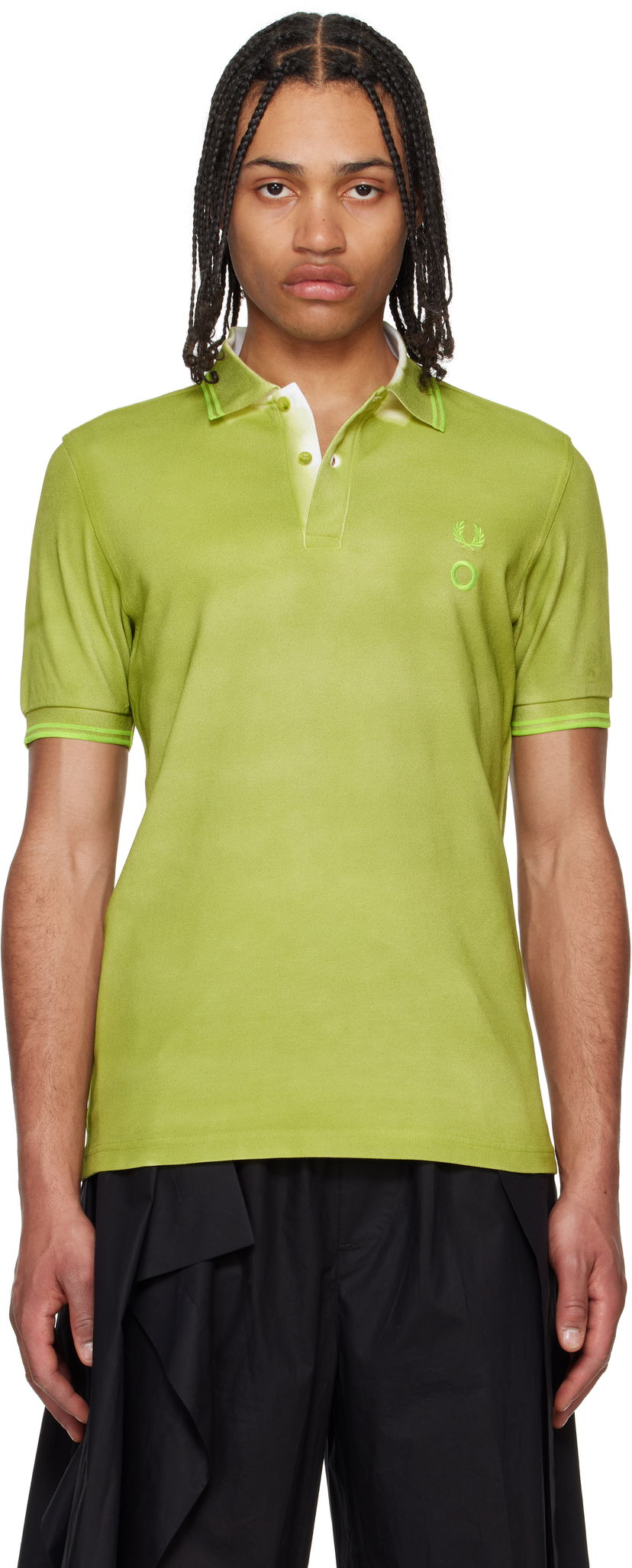 Polotröja Craig Green Craig Green Fred Perry Edition Tennis Polo Grön | SM9150