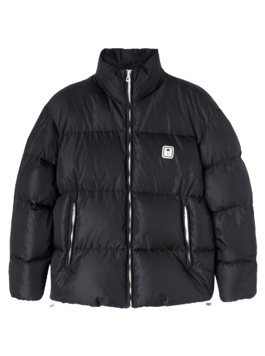 Pufferjacka Palm Angels Logo Down Jacket Svart | PMED019F22FAB0021001