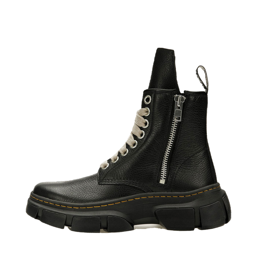 Sneakers och skor Dr. Martens 1460 DMXL Jumbo Lace Zip Boot Rick Owens Black Svart | 31755001 / DM01D7810-5001-09 / DW01D7810-5001-09