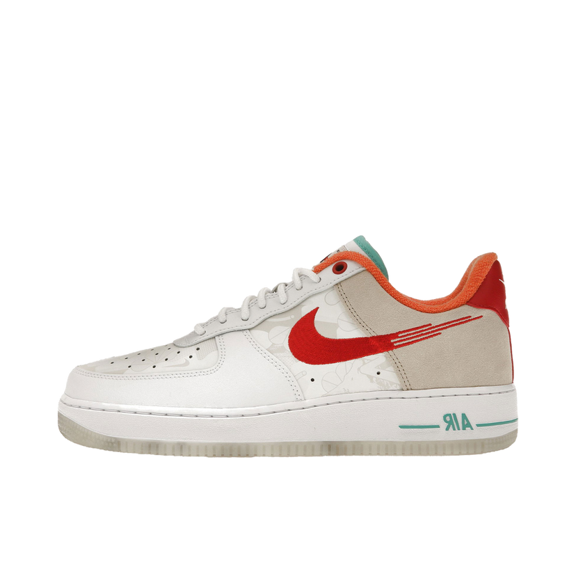 Sneakers och skor Nike Air Force 1 Low '07 PRM "Just Do It White Red Teal" Beige | FD4205-161