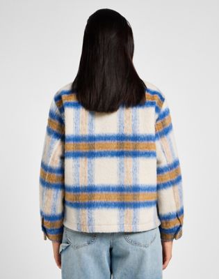 Jacka Lee Lee Cropped Wool Jacket Size XS Flerfärgad | 112355153, 0