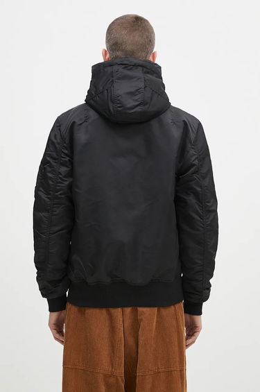 Bomberjacka Alpha Industries MA-1 Hooded Bomber Jacket Svart | 158104.03, 1