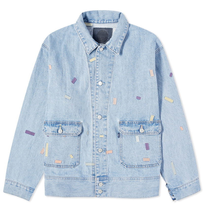 Jacka Levi's Levi's Vintage Clothing Utility Trucker Jacket Blå | A7150-0002