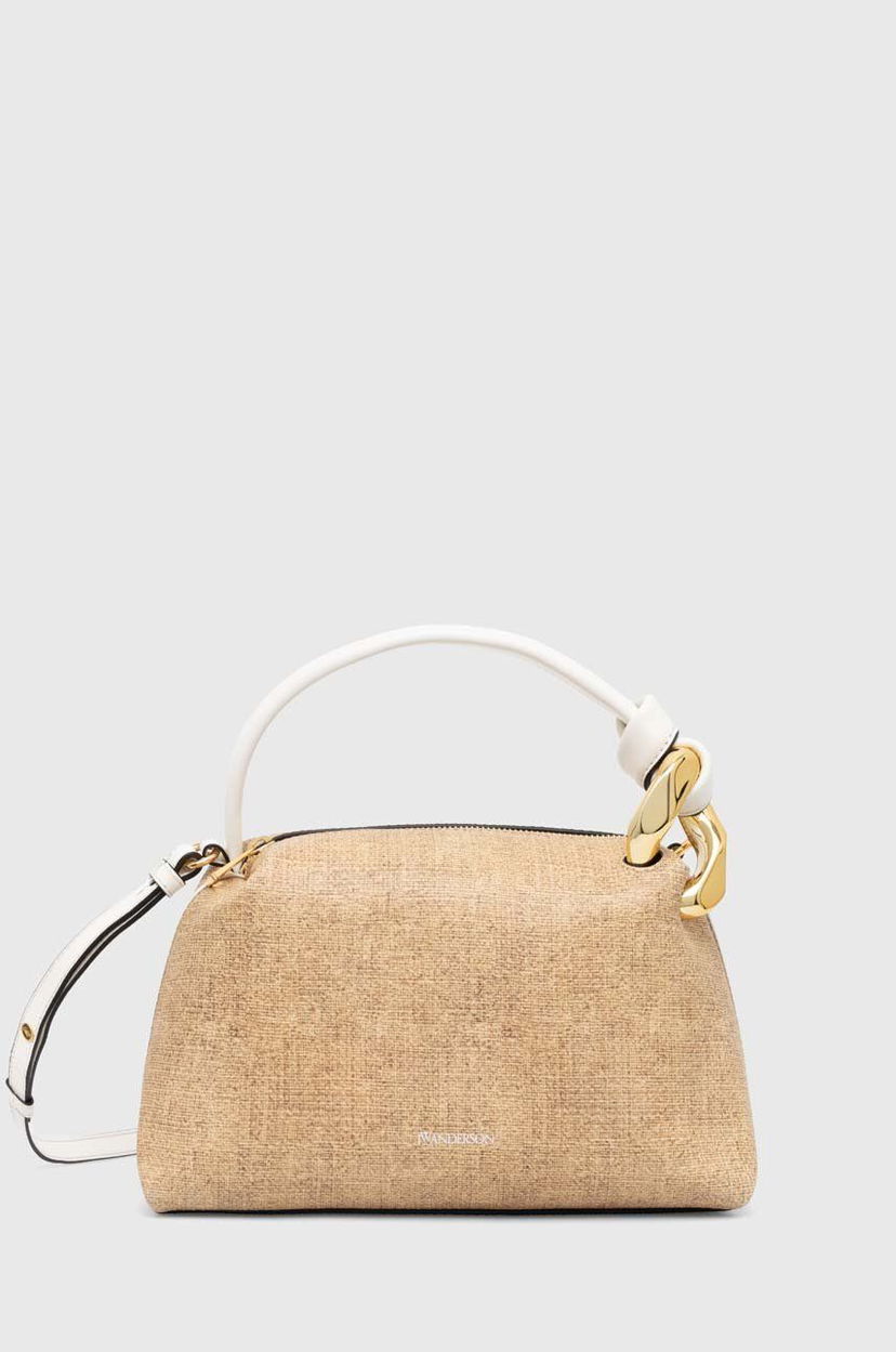 Axelväska JW Anderson Small Corner Bag Beige | HB0603.LA0318.150