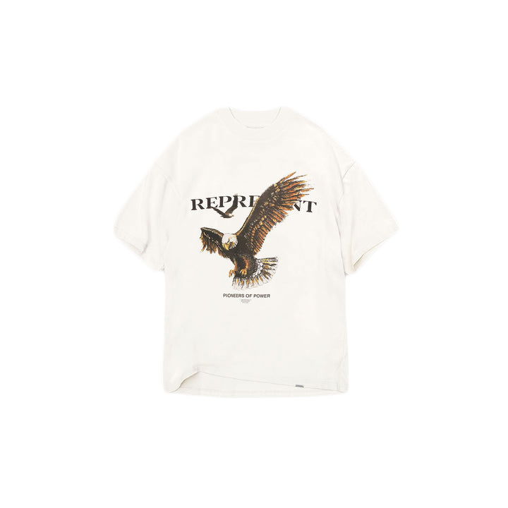 T-shirt Represent Clo Represent Pioneers Of Power T-shirt Flat White Vit | M05170-72
