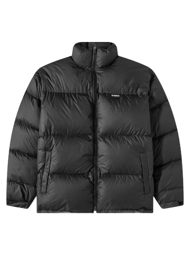 Pufferjacka VETEMENTS Logo Puffer Jacket Black Svart | UE54JA660B