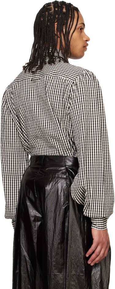 Skjorta Walter Van Beirendonck Walter Van Beirendonck Gingham Wings Shirt Vit | 6004, 2