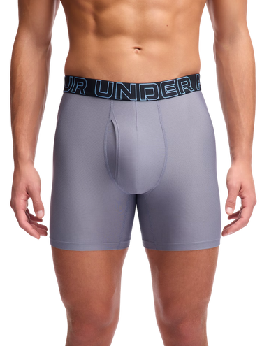 Boxare Under Armour Under Armour SOLID 6in 3-Pack Boxer Shorts Flerfärgad | 1383884-024, 2