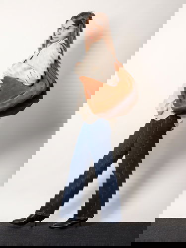 Handväska TOTEME Suede Toteme Belted Tote Bag Brun | 234WAL853LE0004105, 1