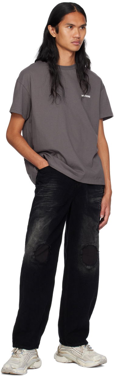 Jeans We11done We11done Distressed Corduroy Trousers Svart | WD-PT2-24-230-M-BK, 3