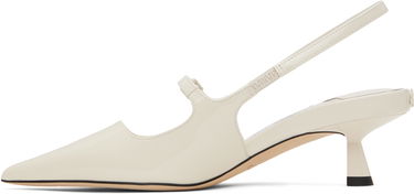 Sneakers och skor Jimmy Choo Jimmy Choo Didi 45 Slingback Pumps Vit | DIDI 45, 2