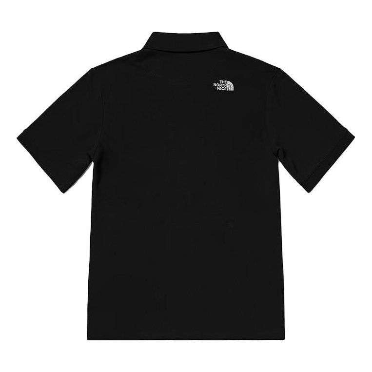 Polotröja The North Face Logo Pique Polo Shirt Svart | NFOA7WE8-JK3